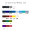 tank top color chart - Fire Punch Merchandise