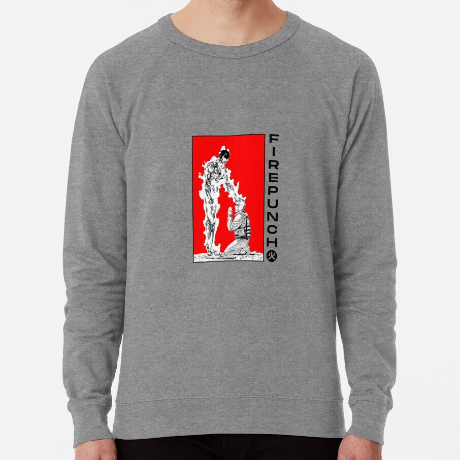 ssrcolightweight sweatshirtmensheather dark greyfrontsquare productx1000 bgf8f8f8 5 - Fire Punch Merchandise