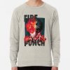 ssrcolightweight sweatshirtmensoatmeal heatherfrontsquare productx1000 bgf8f8f8 4 - Fire Punch Merchandise